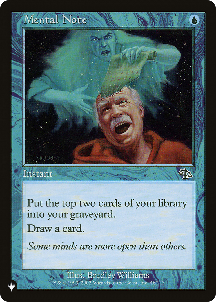 Mental Note [The List] | Exor Games Summserside