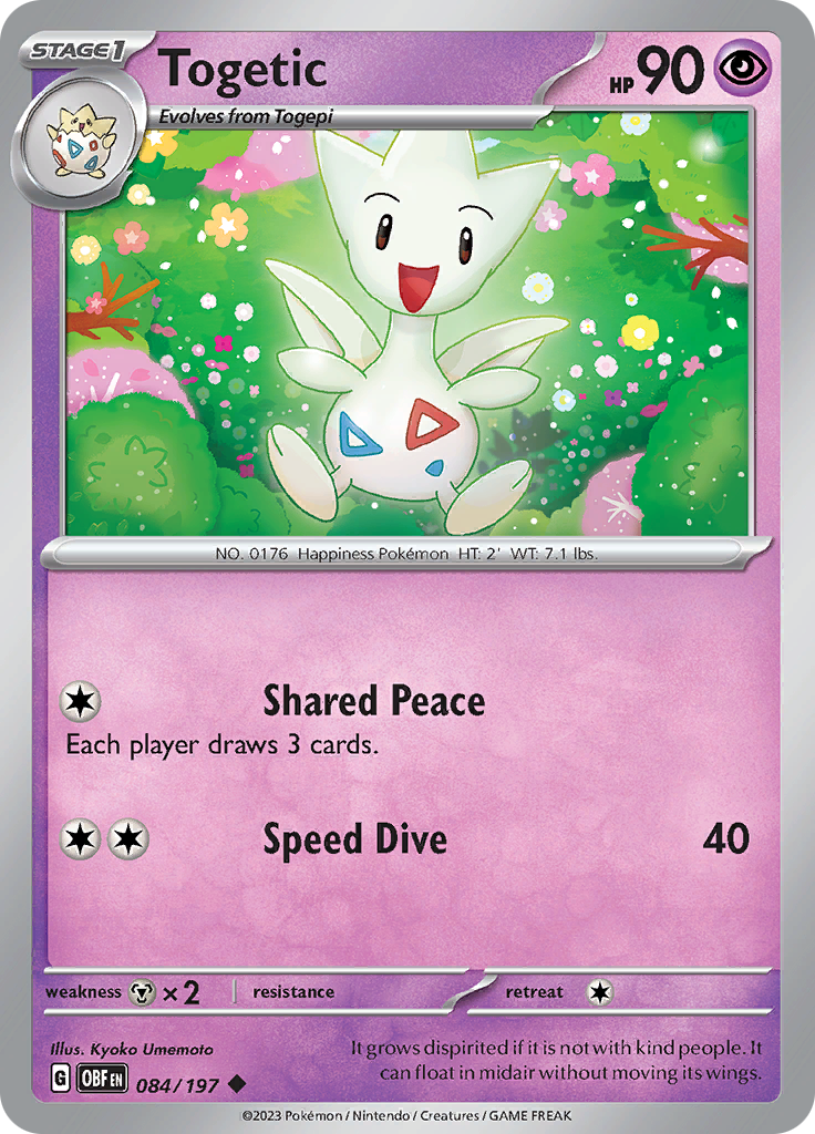 Togetic (084/197) [Scarlet & Violet: Obsidian Flames] | Exor Games Summserside