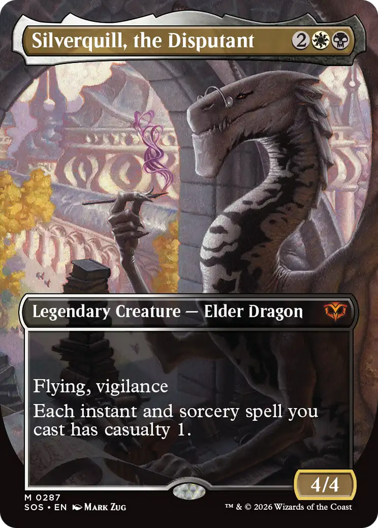 Silverquill, the Disputant (Borderless) [Secrets of Strixhaven] | Exor Games Summserside