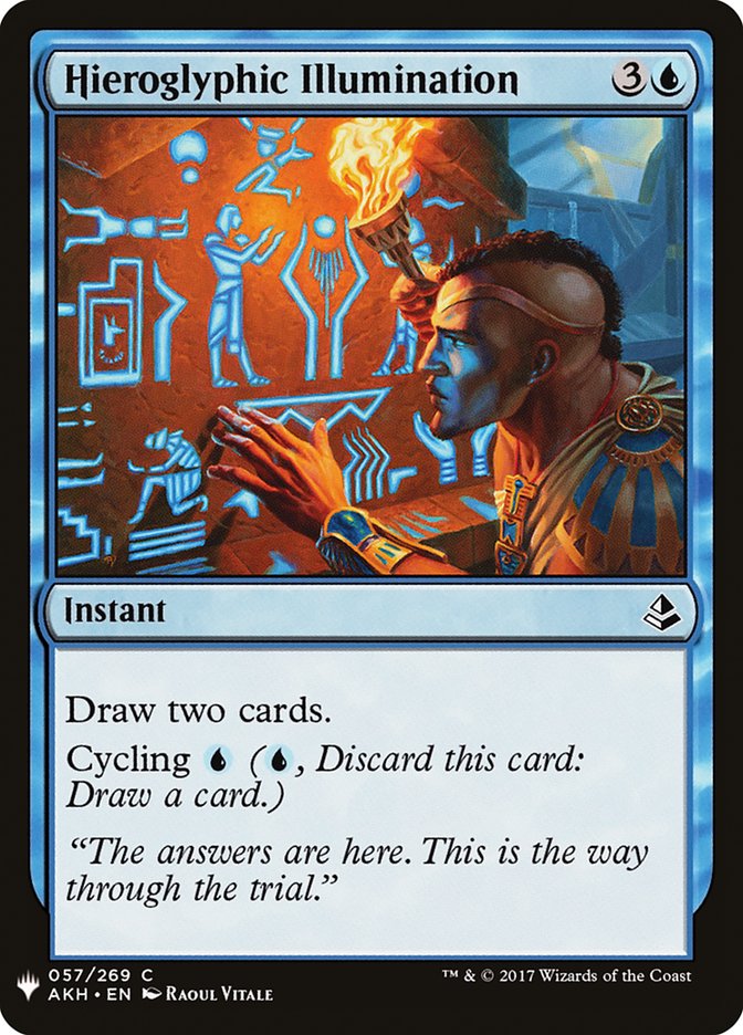Hieroglyphic Illumination [Mystery Booster] | Exor Games Summserside