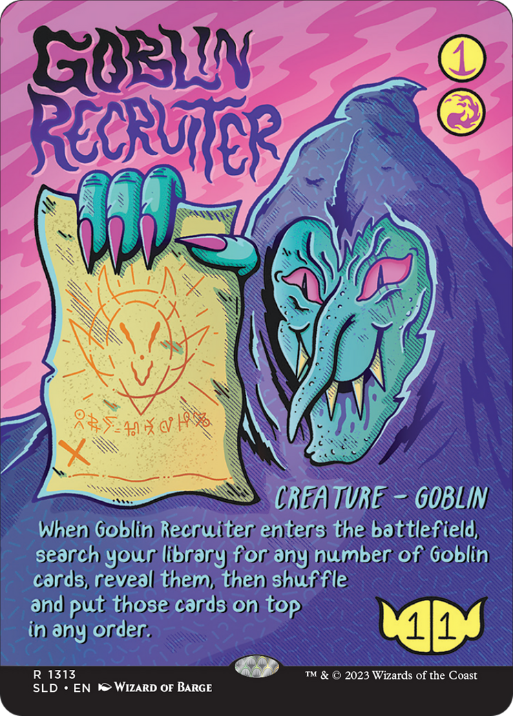 Goblin Recruiter (Rainbow Foil) [Secret Lair Drop Series] | Exor Games Summserside