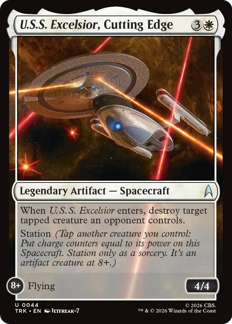 U.S.S. Excelsior, Cutting Edge [Star Trek] | Exor Games Summserside