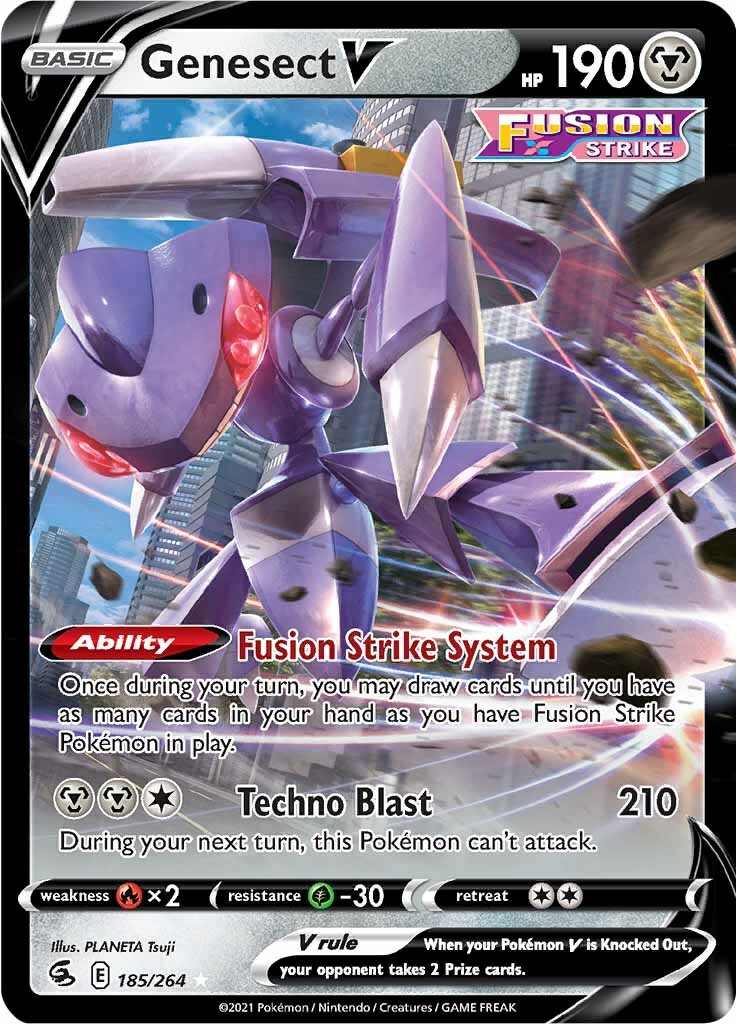 Genesect V (185/264) [Sword & Shield: Fusion Strike] | Exor Games Summserside