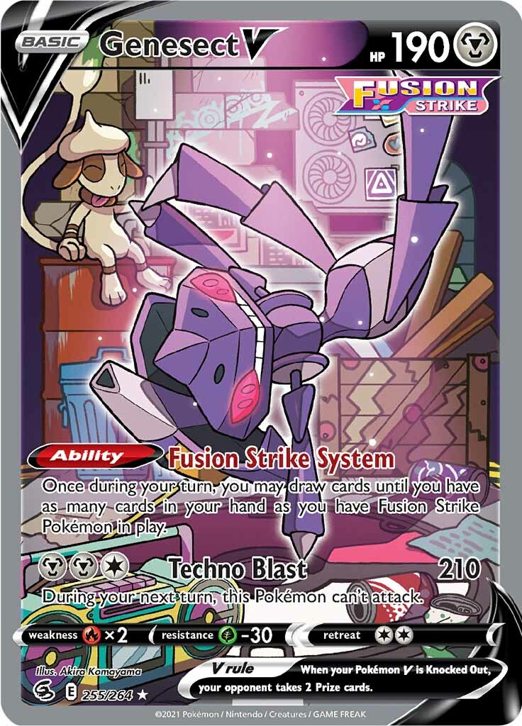 Genesect V (255/264) [Sword & Shield: Fusion Strike] | Exor Games Summserside