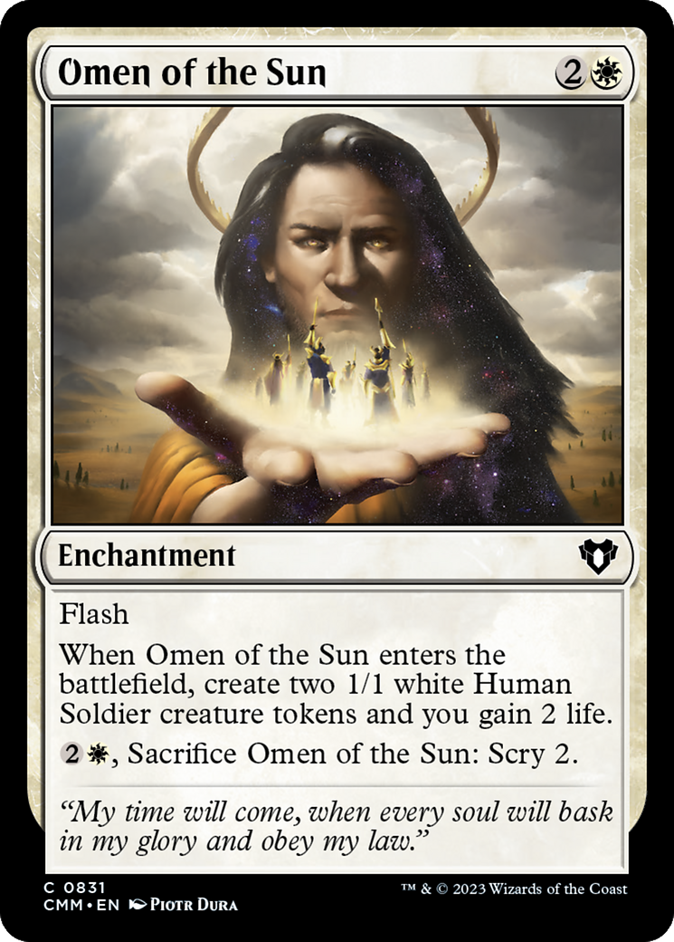 Omen of the Sun [Commander Masters] | Exor Games Summserside