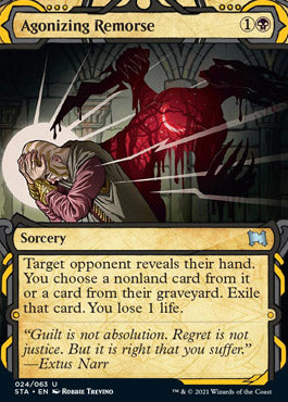 Agonizing Remorse (Foil Etched) [Strixhaven: Mystical Archive] | Exor Games Summserside