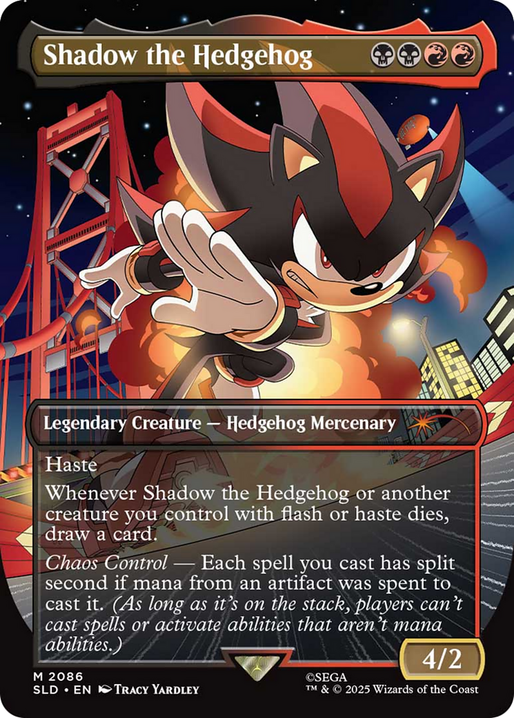 Shadow the Hedgehog (Rainbow Foil) [Secret Lair Drop Series] | Exor Games Summserside