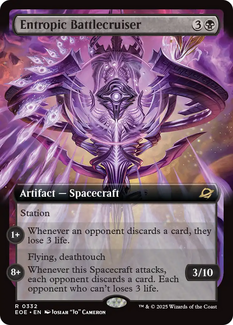 Entropic Battlecruiser (Extended Art) [Edge of Eternities] | Exor Games Summserside
