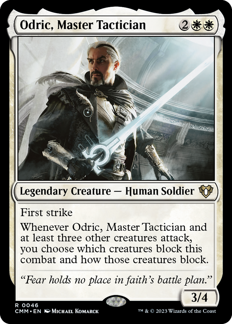Odric, Master Tactician [Commander Masters] | Exor Games Summserside