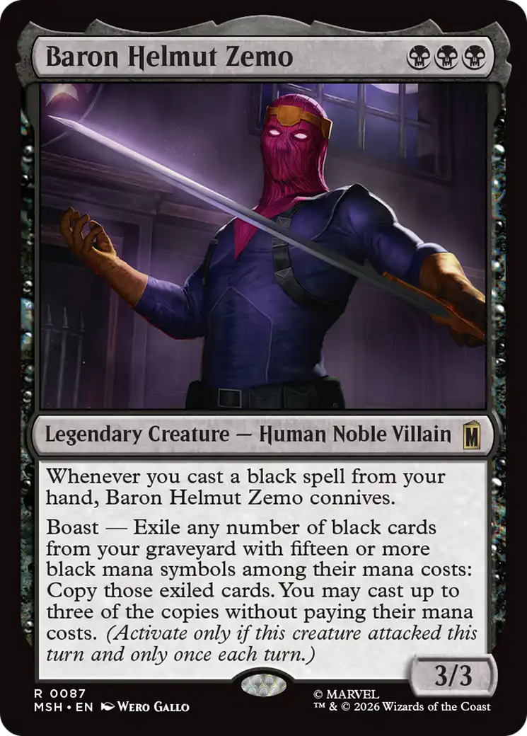 Baron Helmut Zemo [Marvel Super Heroes] | Exor Games Summserside