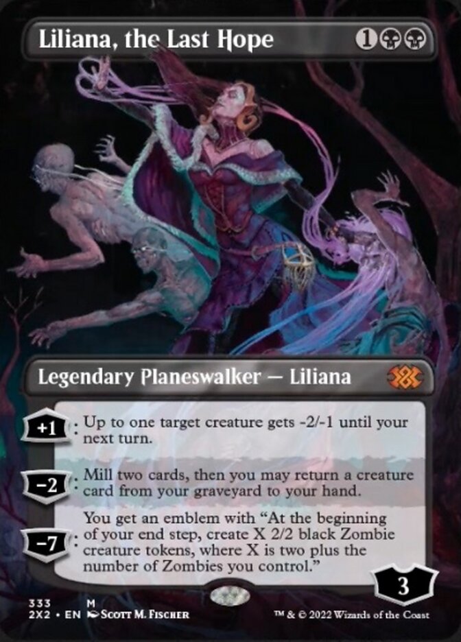 Liliana, the Last Hope (Borderless) [Double Masters 2022] | Exor Games Summserside