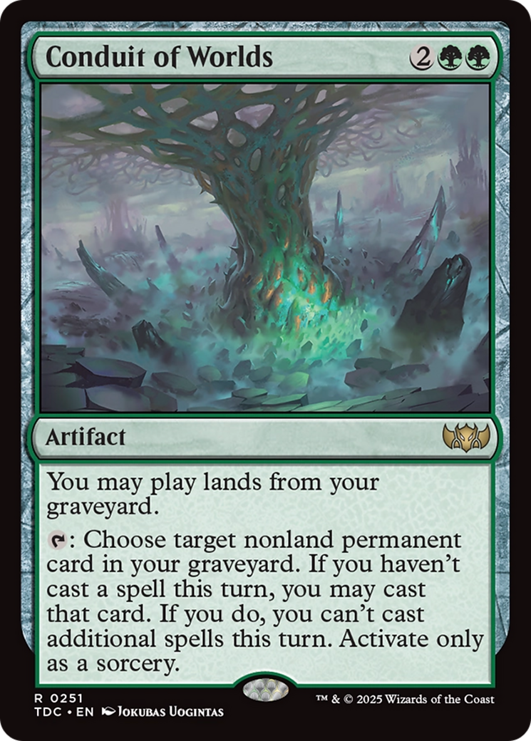 Conduit of Worlds [Tarkir: Dragonstorm Commander] | Exor Games Summserside