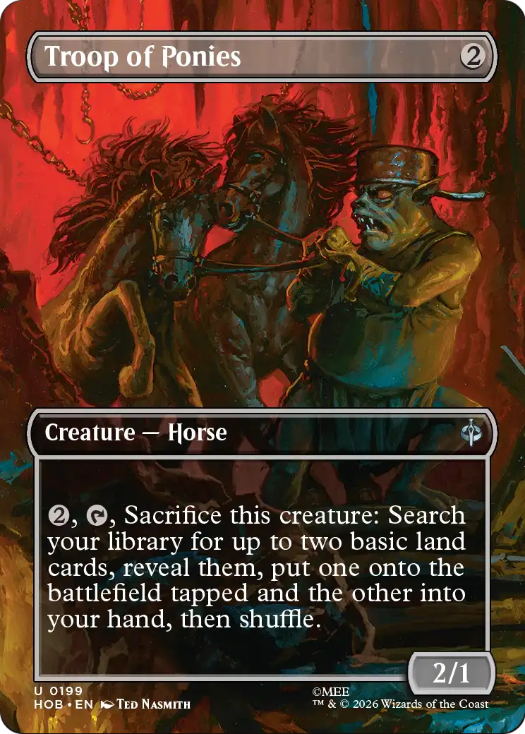 Troop of Ponies (Borderless) [The Hobbit] | Exor Games Summserside