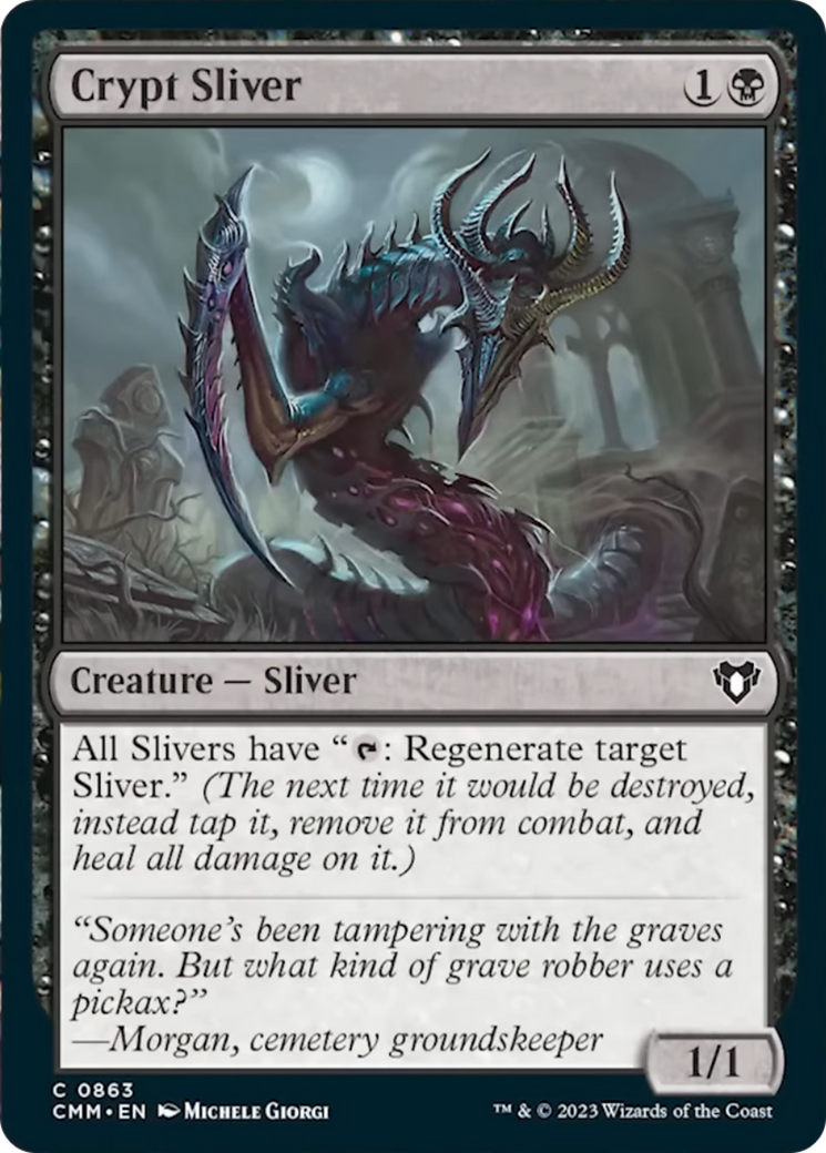 Crypt Sliver [Commander Masters] | Exor Games Summserside