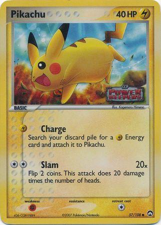 Pikachu (57/108) (Stamped) [EX: Power Keepers] | Exor Games Summserside
