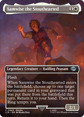 Samwise the Stouthearted (Borderless Alternate Art) [The Lord of the Rings: Tales of Middle-Earth] | Exor Games Summserside