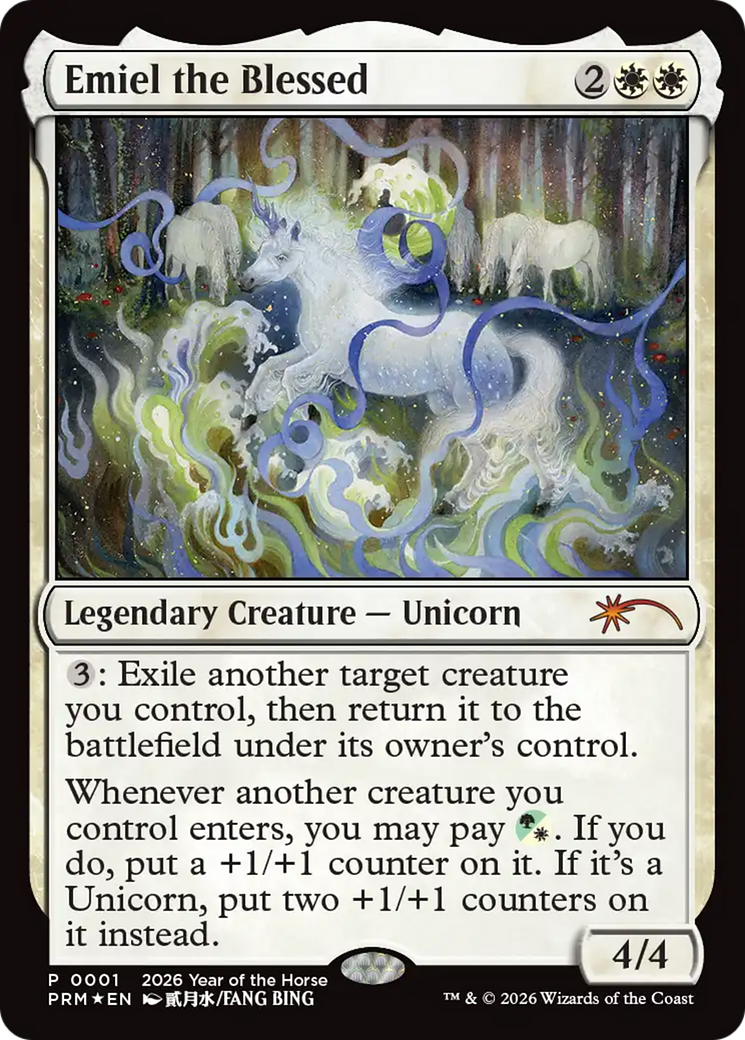 Emiel the Blessed (Year of the Horse 2026) [Standard Showdown Promos] | Exor Games Summserside