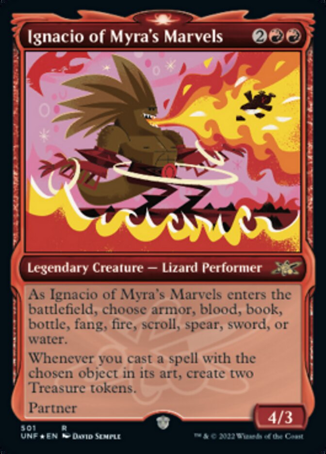 Ignacio of Myra's Marvels (Showcase) (Galaxy Foil) [Unfinity] | Exor Games Summserside