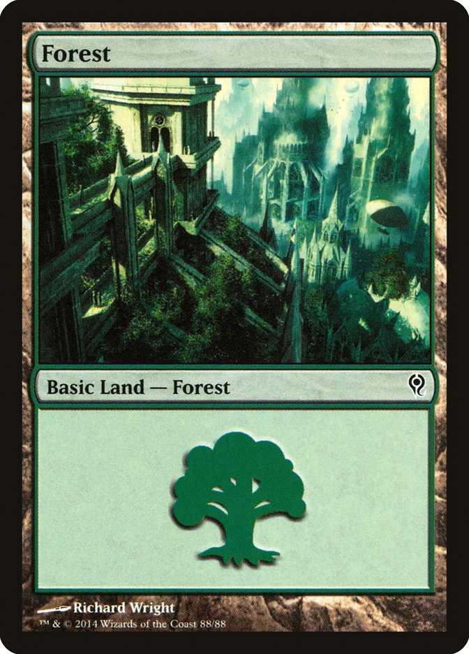 Forest (88) [Duel Decks: Jace vs. Vraska] | Exor Games Summserside