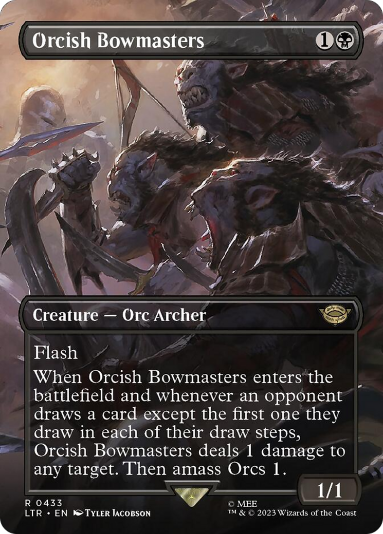 Orcish Bowmasters (Borderless Alternate Art) [The Lord of the Rings: Tales of Middle-Earth] | Exor Games Summserside