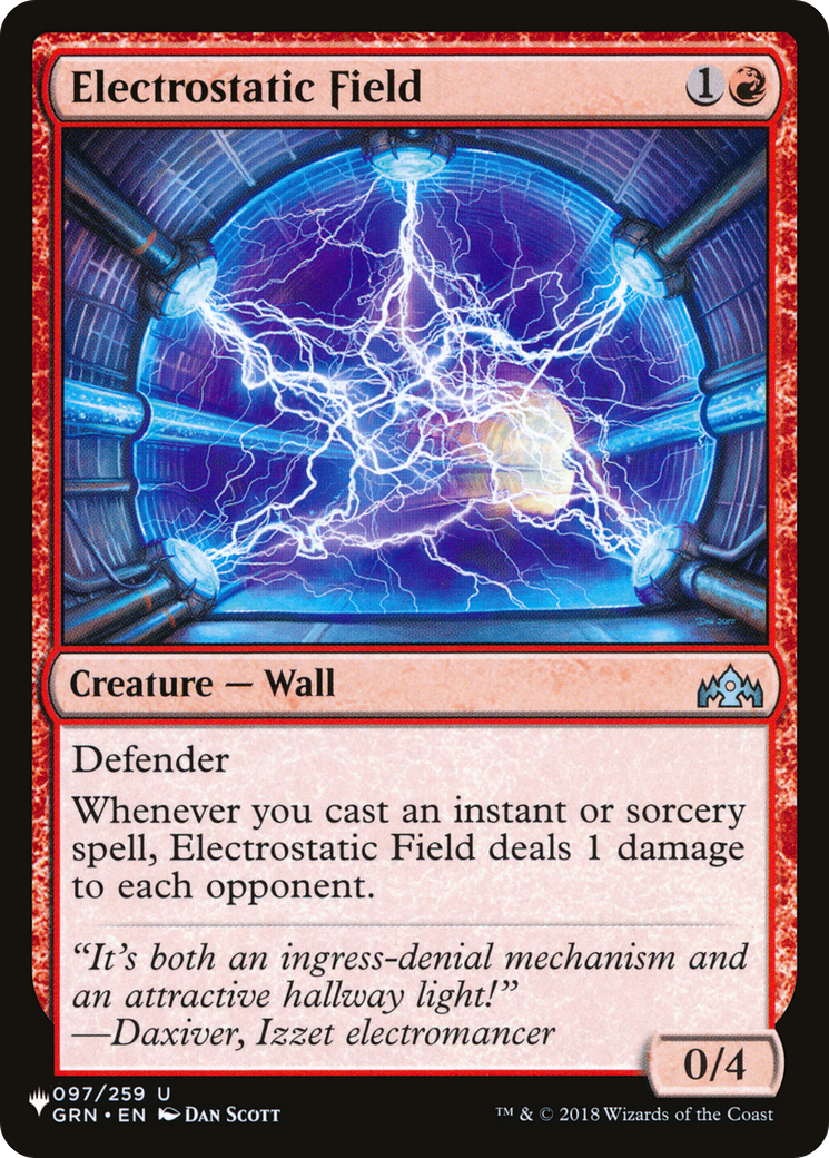 Electrostatic Field [The List] | Exor Games Summserside