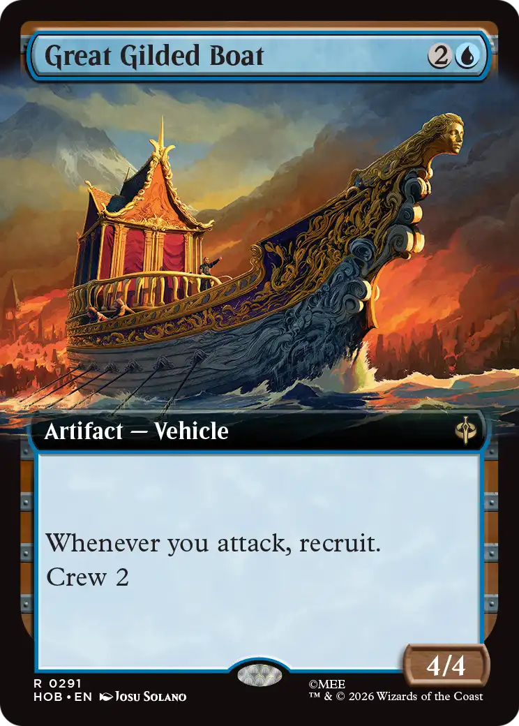 Great Gilded Boat (Extended Art) [The Hobbit] | Exor Games Summserside