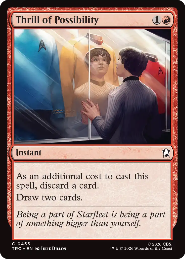 Thrill of Possibility (Surge Foil) [Star Trek Commander] | Exor Games Summserside