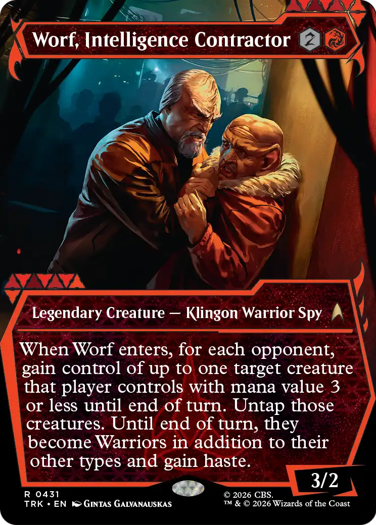 Worf, Intelligence Contractor (Showcase) [Star Trek] | Exor Games Summserside