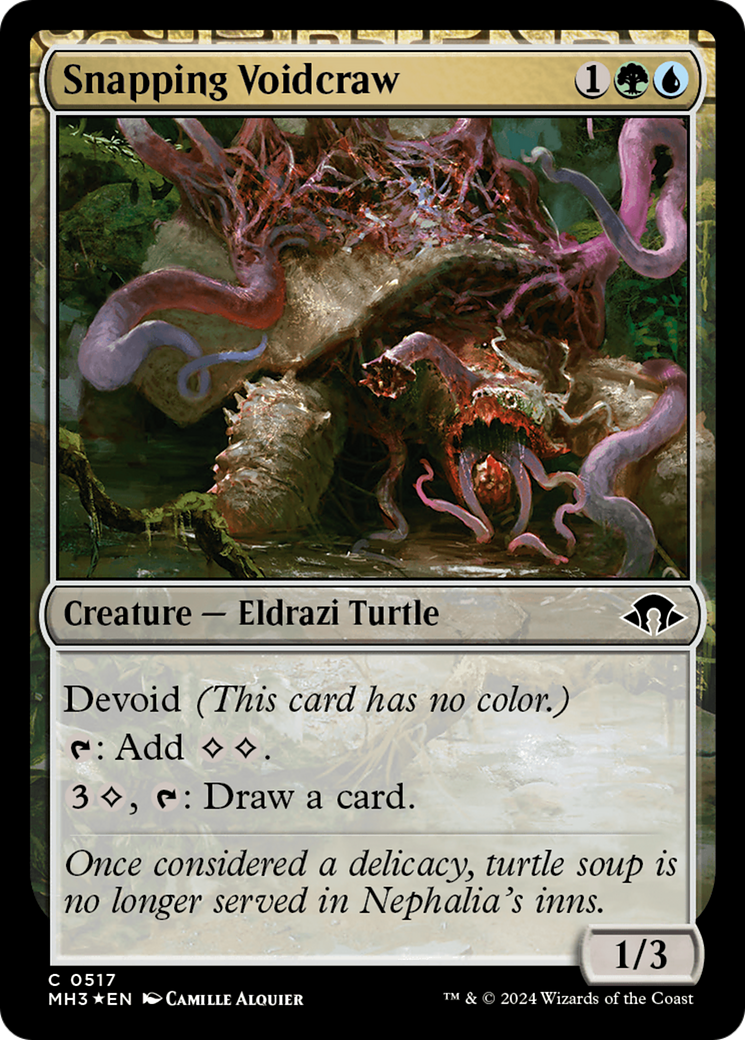 Snapping Voidcraw (Ripple Foil) [Modern Horizons 3] | Exor Games Summserside
