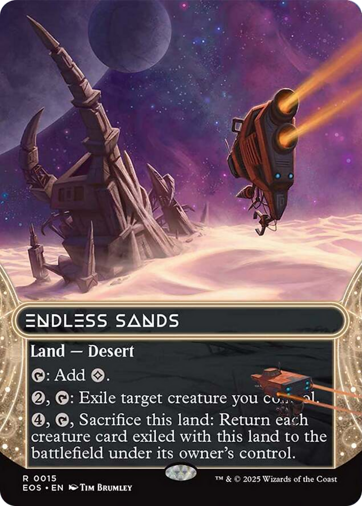 Endless Sands (0015) (Borderless) [Edge of Eternities: Stellar Sights] | Exor Games Summserside