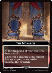 The Blackjack // The Monarch Double-Sided Token (Surge Foil) [FINAL FANTASY Commander Tokens] | Exor Games Summserside