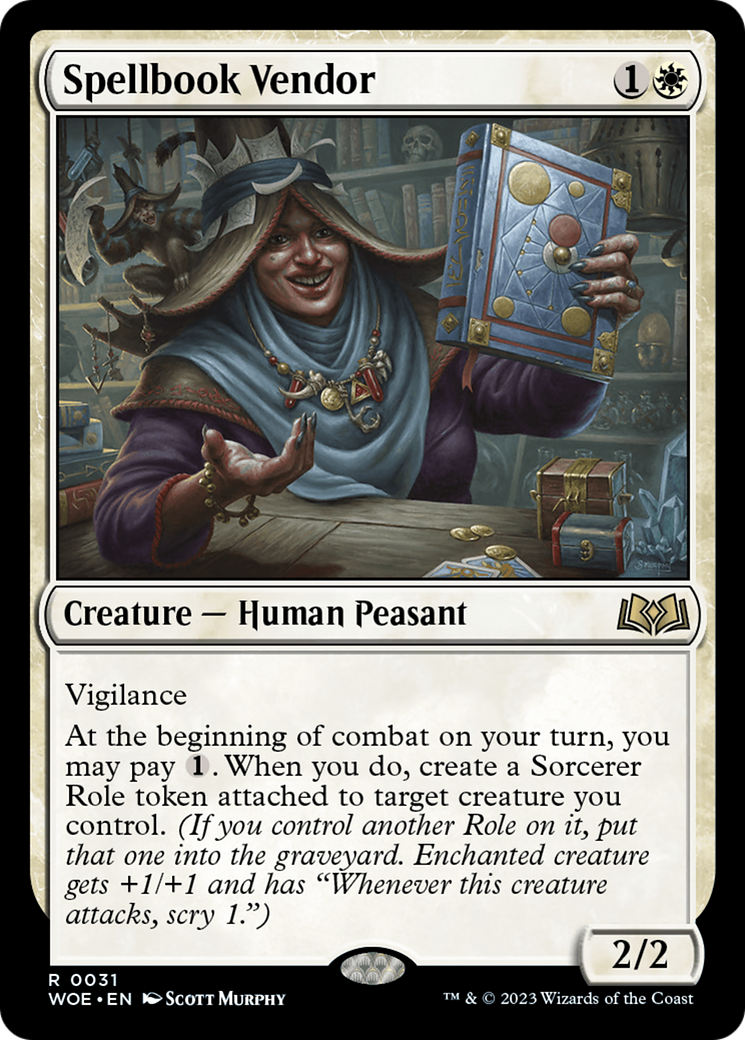 Spellbook Vendor [Wilds of Eldraine] | Exor Games Summserside