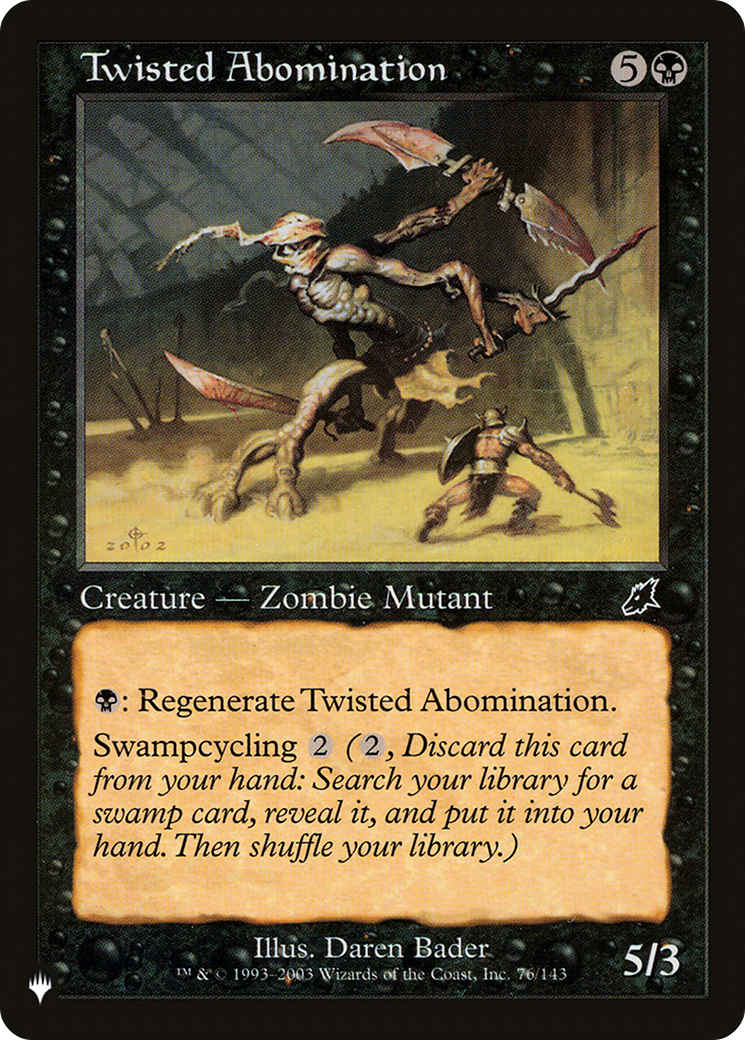 Twisted Abomination [The List Reprints] | Exor Games Summserside