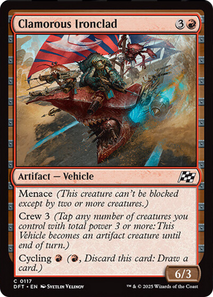 Clamorous Ironclad [Aetherdrift] | Exor Games Summserside