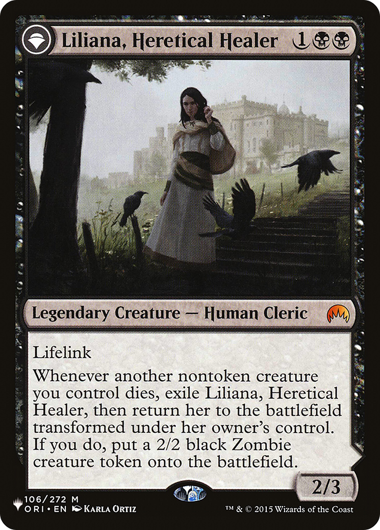 Liliana, Heretical Healer // Liliana, Defiant Necromancer [Secret Lair: From Cute to Brute] | Exor Games Summserside