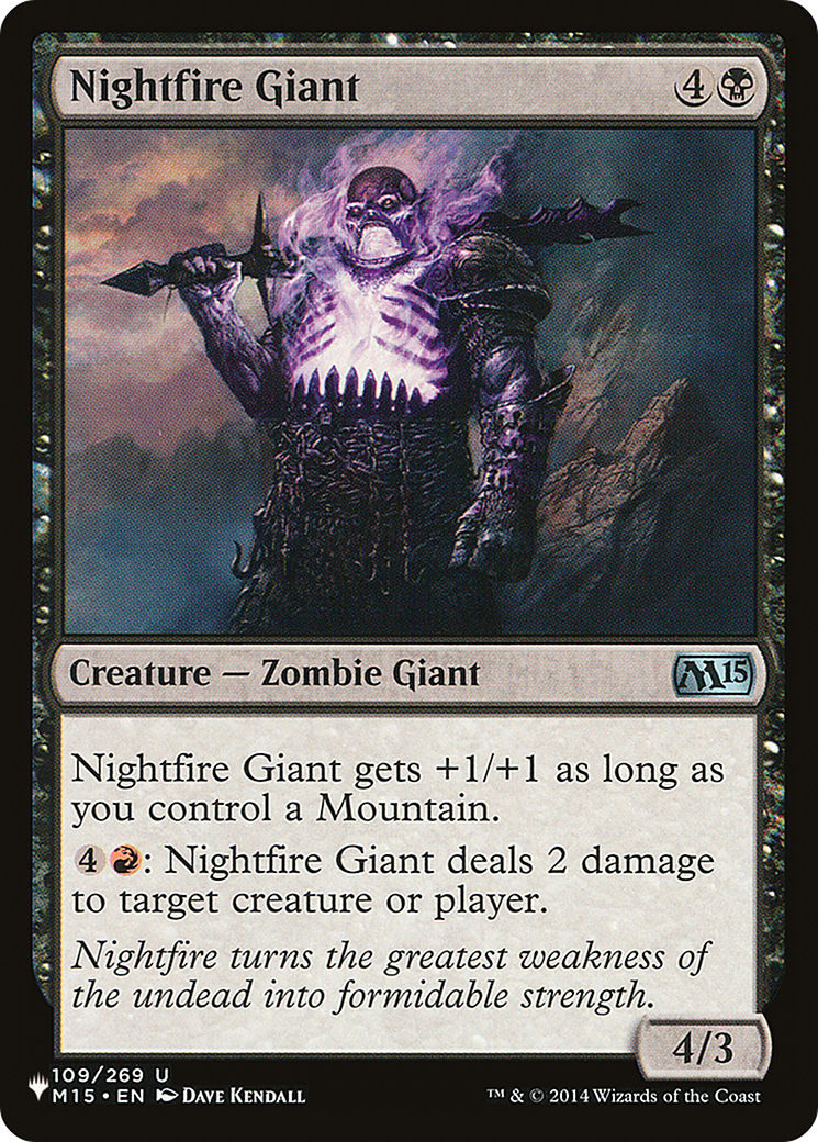 Nightfire Giant [The List Reprints] | Exor Games Summserside