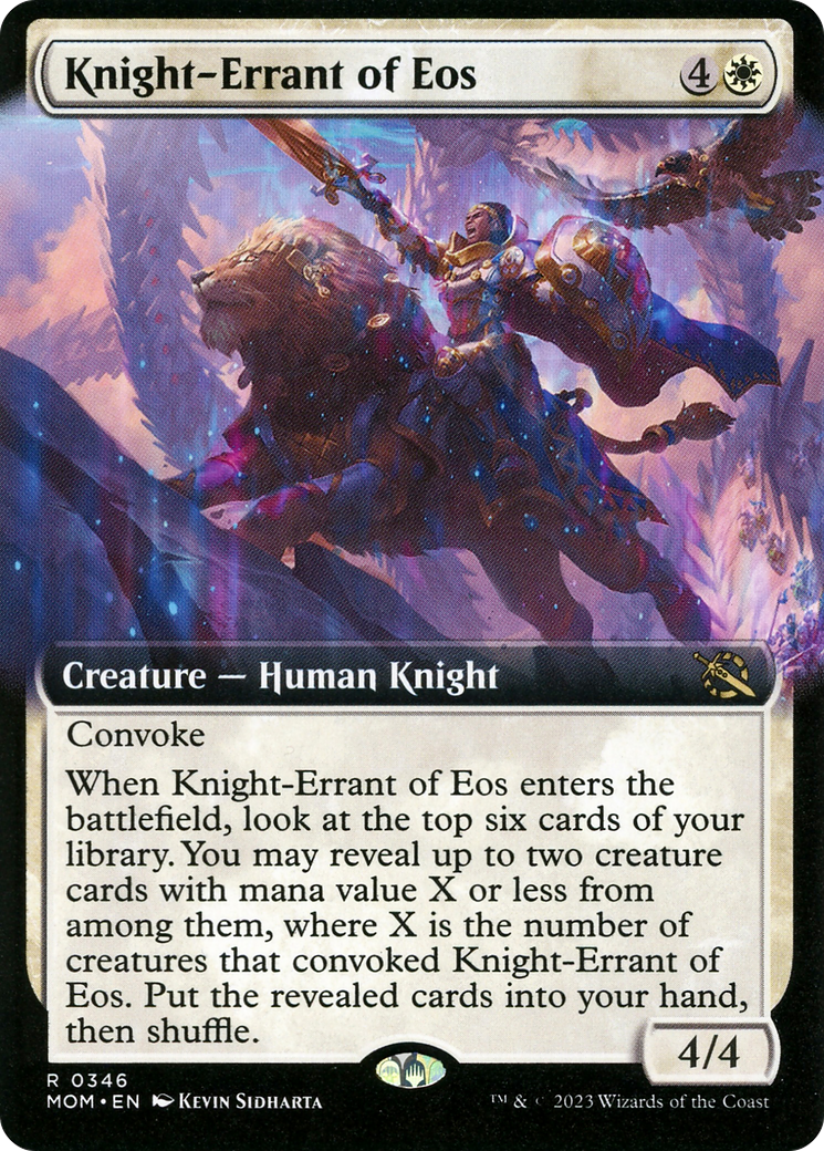 Knight-Errant of Eos (Extended Art) [March of the Machine] | Exor Games Summserside