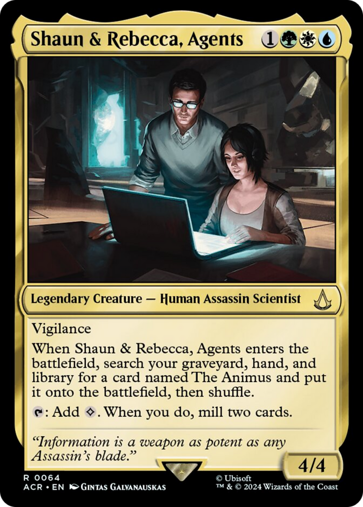 Shaun & Rebecca, Agents [Assassin's Creed] | Exor Games Summserside