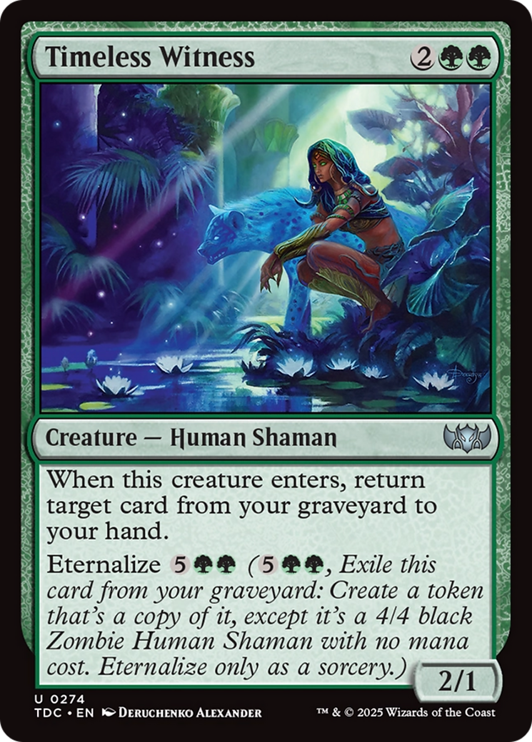 Timeless Witness [Tarkir: Dragonstorm Commander] | Exor Games Summserside