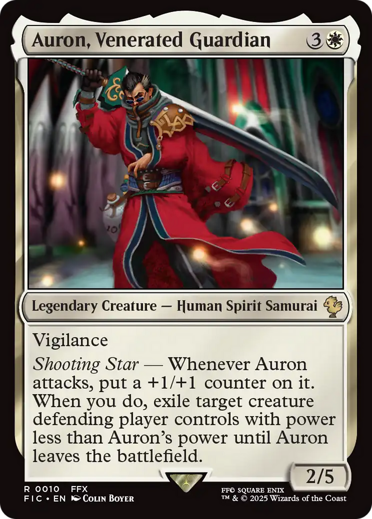 Auron, Venerated Guardian [FINAL FANTASY Commander] | Exor Games Summserside