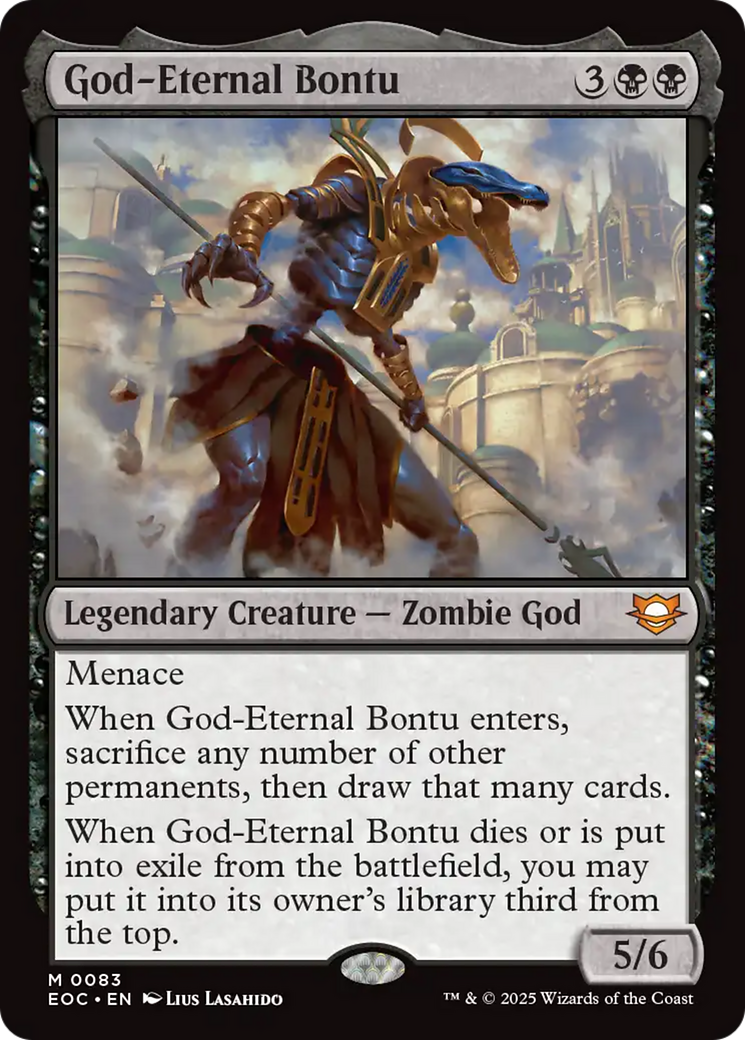 God-Eternal Bontu [Edge of Eternities Commander] | Exor Games Summserside