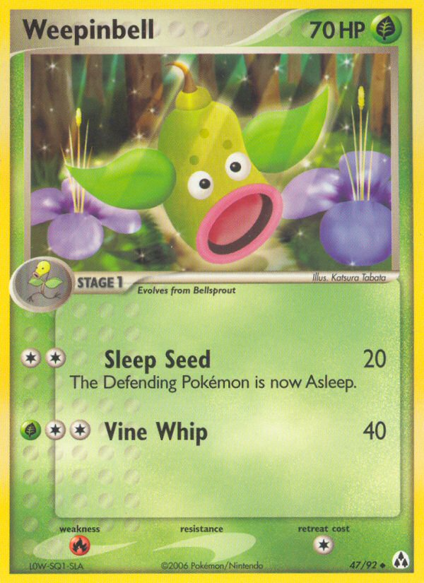 Weepinbell (47/92) [EX: Legend Maker] | Exor Games Summserside