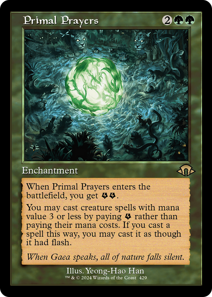 Primal Prayers (Retro) [Modern Horizons 3] | Exor Games Summserside