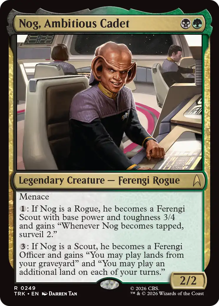 Nog, Ambitious Cadet [Star Trek] | Exor Games Summserside