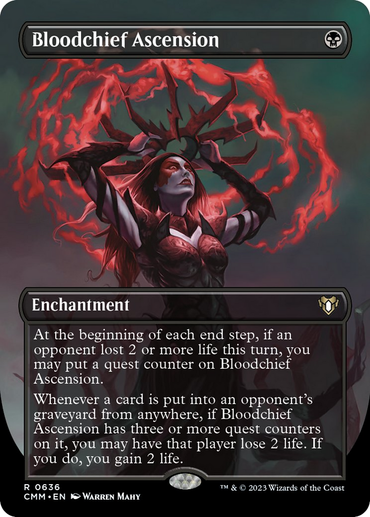 Bloodchief Ascension (Borderless Alternate Art) [Commander Masters] | Exor Games Summserside
