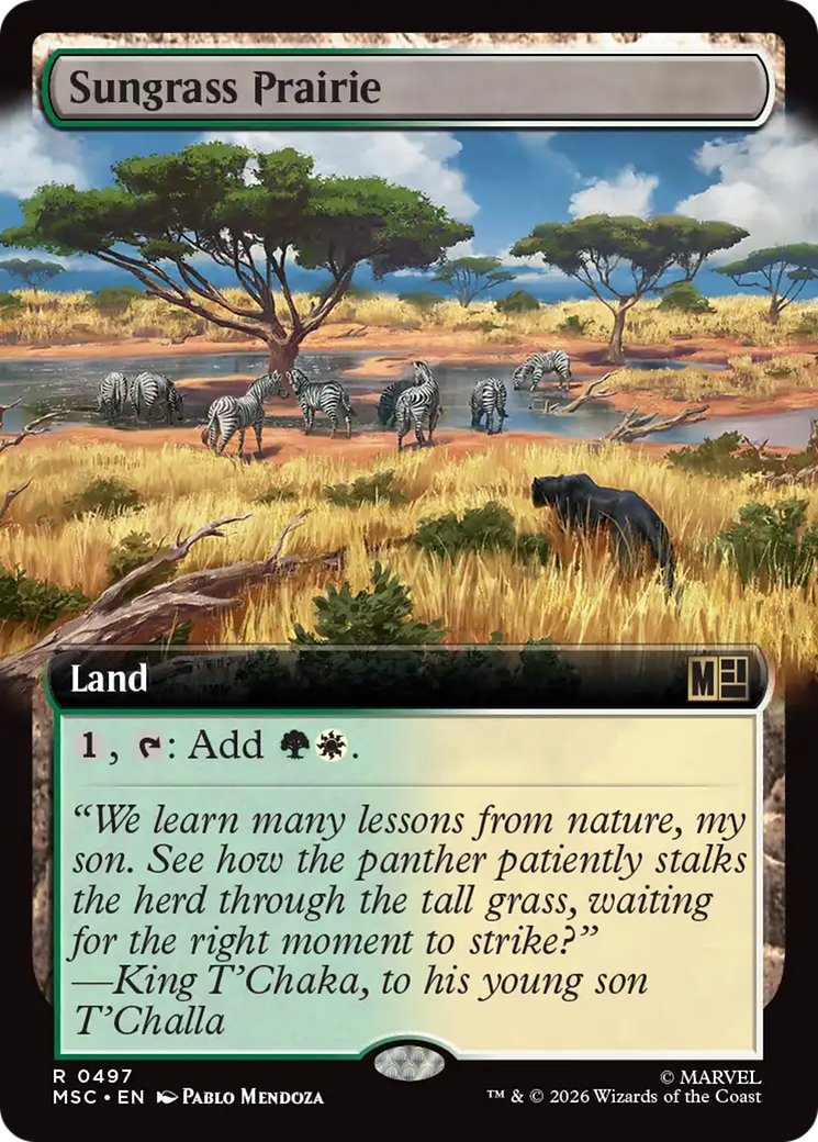 Sungrass Prairie (Extended Art) [Marvel Super Heroes Commander] | Exor Games Summserside