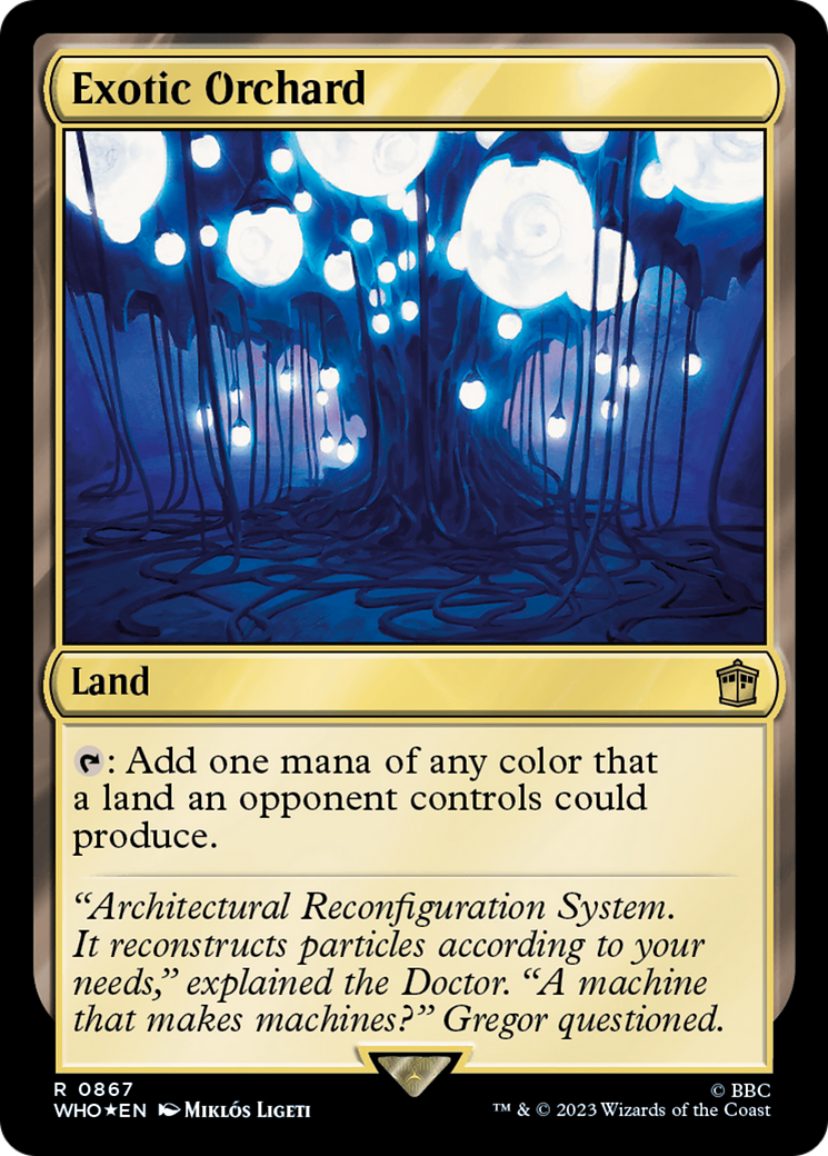 Exotic Orchard (Surge Foil) [Doctor Who] | Exor Games Summserside