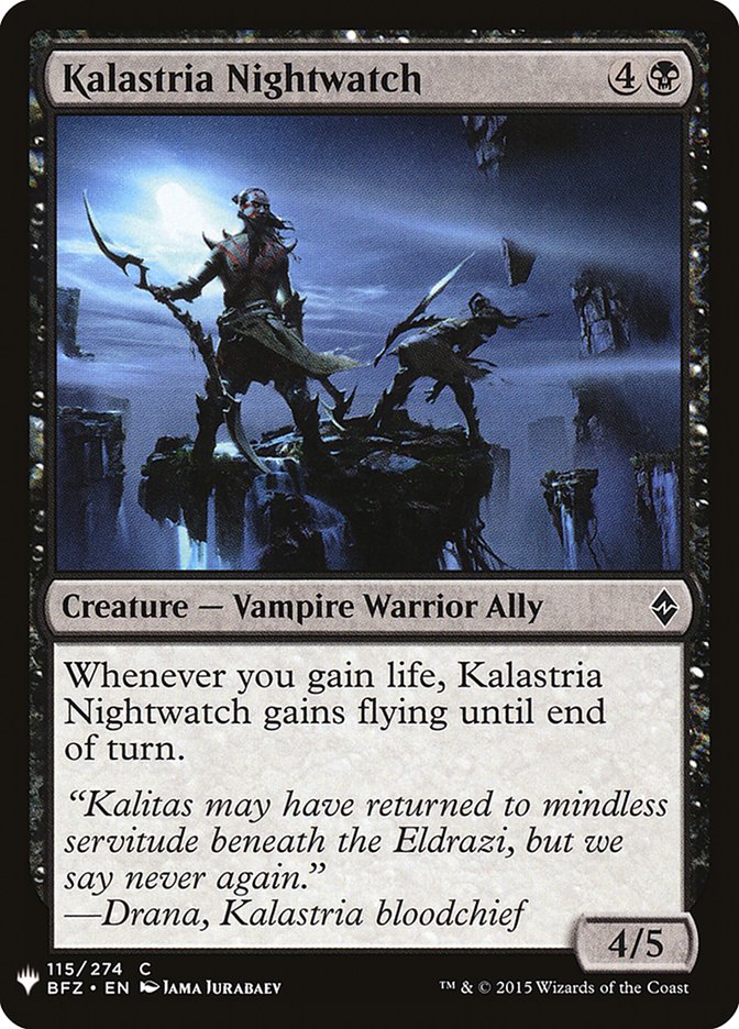 Kalastria Nightwatch [Mystery Booster] | Exor Games Summserside