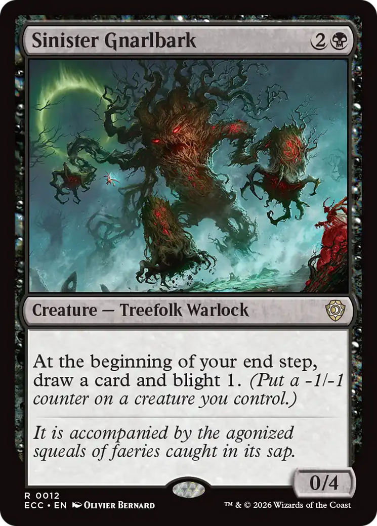 Sinister Gnarlbark [Lorwyn Eclipsed Commander] | Exor Games Summserside