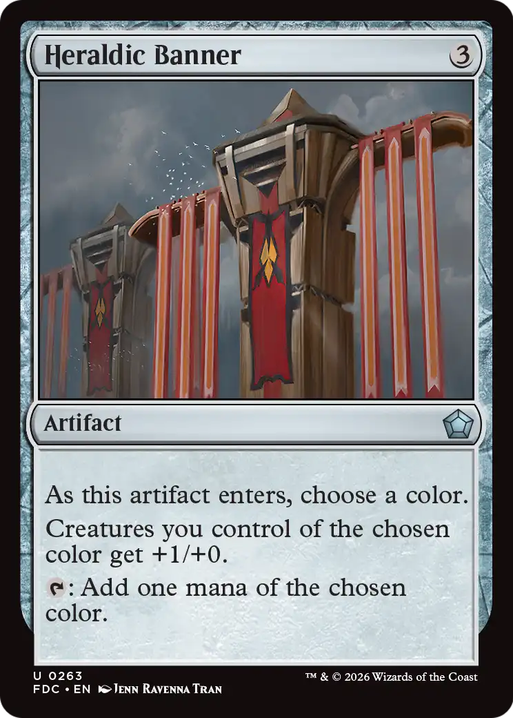 Heraldic Banner [Foundations Commander] | Exor Games Summserside